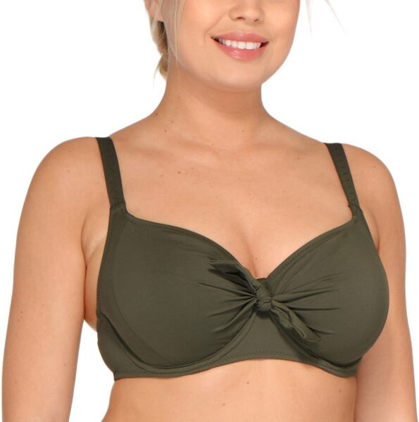 Saltabad Dolly Bikini Bra - Militarygreen  - Size: STBT570 - Color: armeijanvihr.