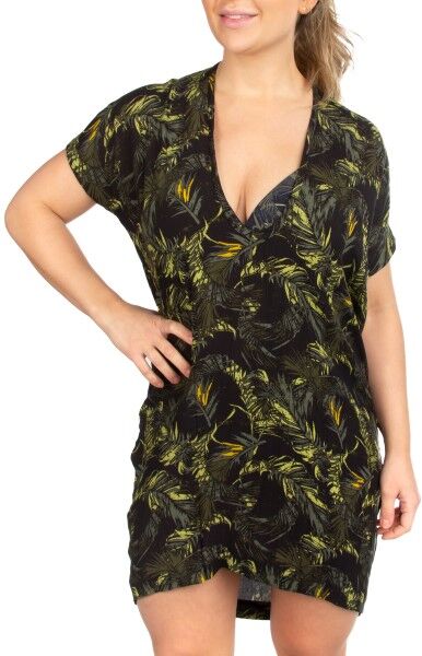 Femilet Honduras Beach Dress - Green Pattern * Kampanja *  - Size: FS3240 - Color: Vihreä kuviollinen Femilet Honduras Beach Dress - Green Pattern * Kampanja *  - Size: FS3240 - Color: Vihreä kuviollinen