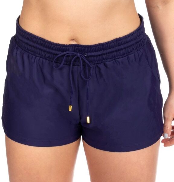 Trofé Trofe Mix Bikini Shorts - Darkblue  - Size: 81261 - Color: tummansin.