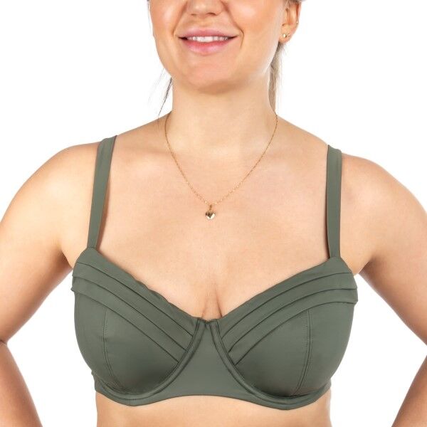 Femilet Bali Underwired Bikini Bra - Olive * Kampanja *  - Size: FS1010 - Color: oliivi Femilet Bali Underwired Bikini Bra - Olive * Kampanja *  - Size: FS1010 - Color: oliivi