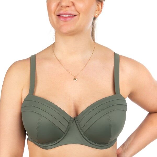 Femilet Bali Padded Underwired Bikini Bra - Olive * Kampanja *  - Size: FS1050 - Color: oliivi Femilet Bali Padded Underwired Bikini Bra - Olive * Kampanja *  - Size: FS1050 - Color: oliivi