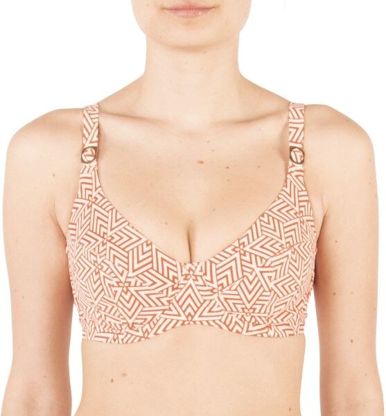 Femilet Aztec Java Sustainable UW Bikini Bra - Burnt orange  - Size: FS4810 - Color: Ruosteenoranssi Femilet Aztec Java Sustainable UW Bikini Bra - Burnt orange  - Size: FS4810 - Color: Ruosteenoranssi