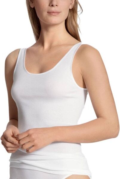 Calida Light Sleeveless Top 11600 - White 001  - Size: 11600 - Color: valk. 001 Calida Light Sleeveless Top 11600 - White 001  - Size: 11600 - Color: valk. 001
