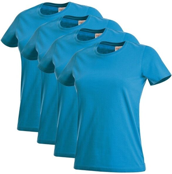 Stedman 4 pakkaus Classic Women T-shirt - Blue * Kampanja *  - Size: ST2600 - Color: sininen Stedman 4 pakkaus Classic Women T-shirt - Blue * Kampanja *  - Size: ST2600 - Color: sininen