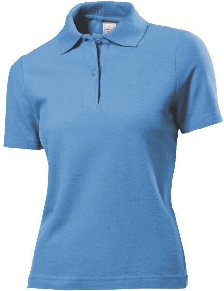 Stedman Polo Women - Lightblue  - Size: ST3100 - Color: vaalean sin. Stedman Polo Women - Lightblue  - Size: ST3100 - Color: vaalean sin.