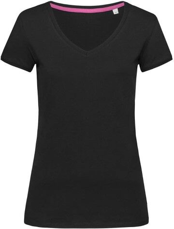 Stedman Megan V-neck - Black  - Size: ST9130 - Color: musta