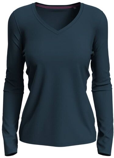 Stedman Claire V-neck Long Sleeve - Navy-2  - Size: ST9720 - Color: Merensininen Stedman Claire V-neck Long Sleeve - Navy-2  - Size: ST9720 - Color: Merensininen