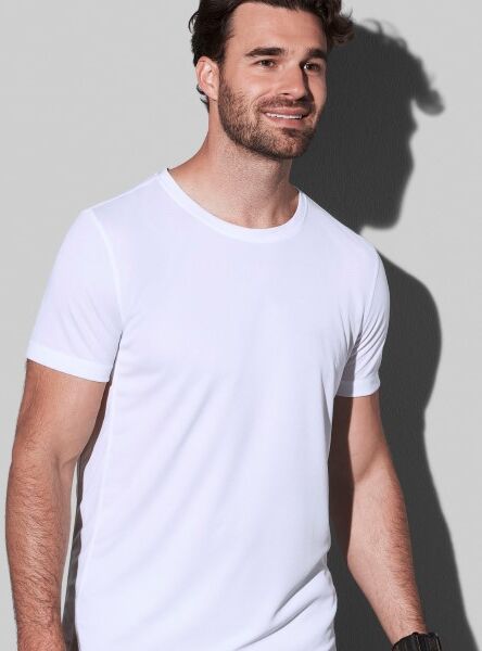 Stedman Active 140 Crew Neck - White  - Size: ST8400 - Color: valkoinen Stedman Active 140 Crew Neck - White  - Size: ST8400 - Color: valkoinen