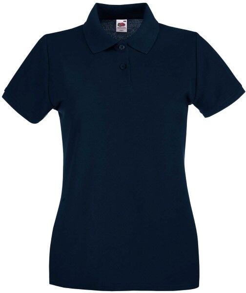 Fruit of the Loom Lady-Fit Premium Polo - Darkblue  - Size: 63030 - Color: tummansin. Fruit of the Loom Lady-Fit Premium Polo - Darkblue  - Size: 63030 - Color: tummansin.