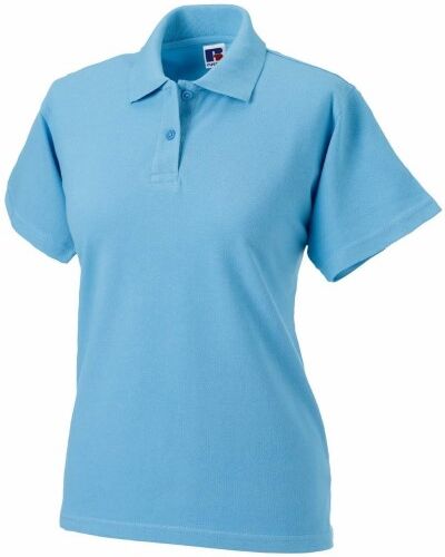 Russell Athletic F Classic Cotton Polo - Skyblue  - Size: 569F - Color: taivaansininen Russell Athletic F Classic Cotton Polo - Skyblue  - Size: 569F - Color: taivaansininen