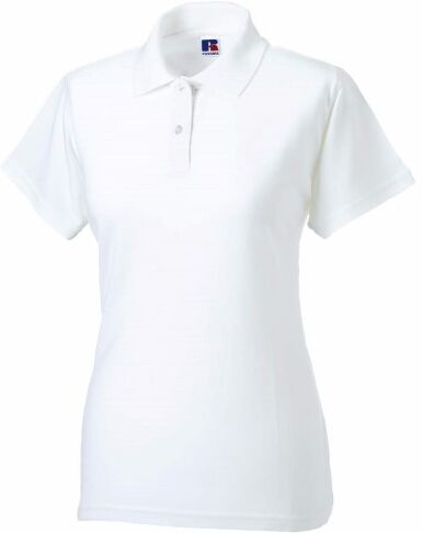 Russell Athletic F Classic Cotton Polo - White  - Size: 569F - Color: valkoinen Russell Athletic F Classic Cotton Polo - White  - Size: 569F - Color: valkoinen