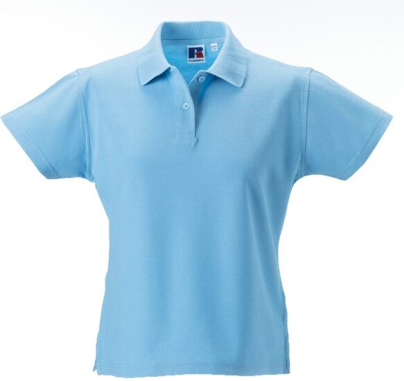 Russell Athletic F 100% Cotton Durable Polo - Skyblue  - Size: 577F - Color: taivaansininen Russell Athletic F 100% Cotton Durable Polo - Skyblue  - Size: 577F - Color: taivaansininen