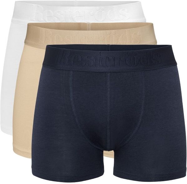 Resteröds 3 pakkaus Gunnar Bamboo - Beige/navy  - Size: 7934-49 - Color: Beige/Merensininen Resteröds 3 pakkaus Gunnar Bamboo - Beige/navy  - Size: 7934-49 - Color: Beige/Merensininen