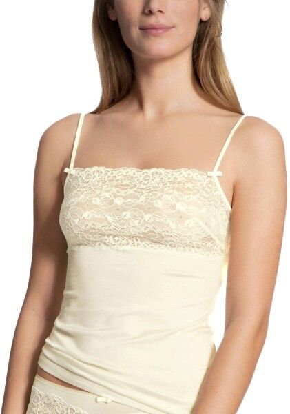 Calida Sensual Secrets Spaghetti-Top - Creme  - Size: 11531 - Color: Kermanvärinen Calida Sensual Secrets Spaghetti-Top - Creme  - Size: 11531 - Color: Kermanvärinen