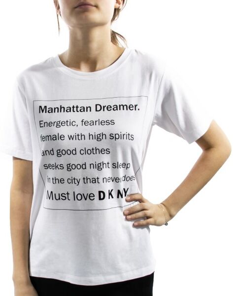DKNY Spell It Out Short Sleeve Tee - White * Kampanja *  - Size: 2119352 - Color: valkoinen DKNY Spell It Out Short Sleeve Tee - White * Kampanja *  - Size: 2119352 - Color: valkoinen