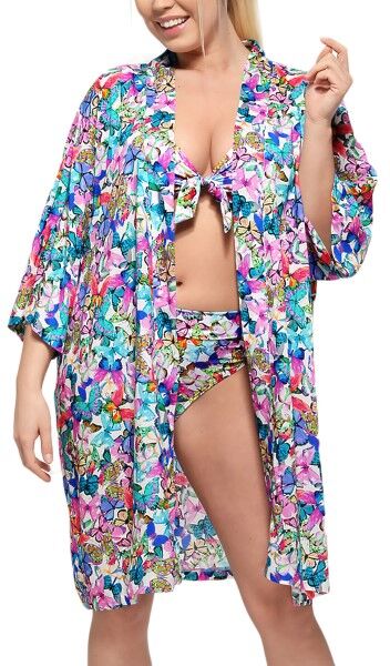 Saltabad St Ives Short Kimono - Mixed * Kampanja *  - Size: KIM817 - Color: Multi-colour Saltabad St Ives Short Kimono - Mixed * Kampanja *  - Size: KIM817 - Color: Multi-colour