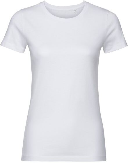 Russell Athletic Pure Organic Authentic Women T-shirt - White  - Size: 108F - Color: valkoinen Russell Athletic Pure Organic Authentic Women T-shirt - White  - Size: 108F - Color: valkoinen