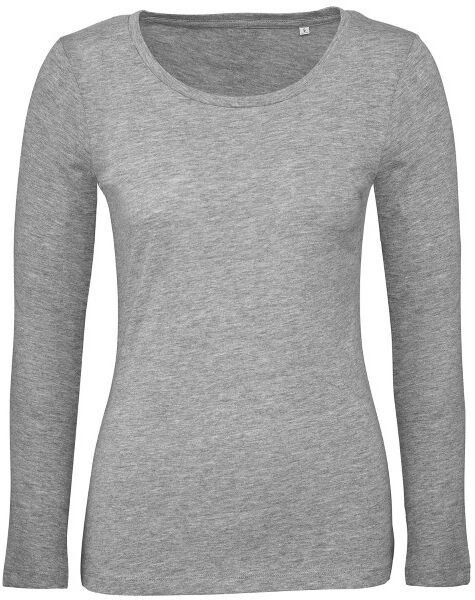 B & C Collection B and C Organic Inspire Women Long Sleeve T - Grey  - Size: TW071 - Color: harmaa B & C Collection B and C Organic Inspire Women Long Sleeve T - Grey  - Size: TW071 - Color: harmaa