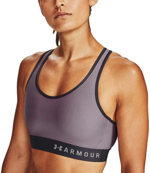 Under Armour Mid Keyhole Bra - Grey  - Size: 1307196-585 - Color: harmaa Under Armour Mid Keyhole Bra - Grey  - Size: 1307196-585 - Color: harmaa
