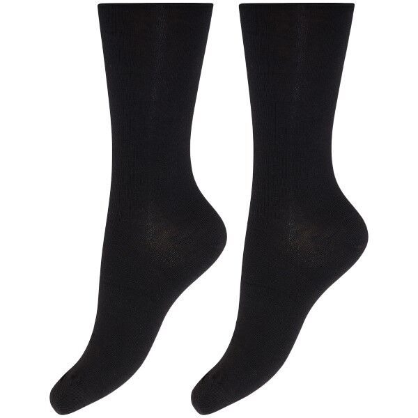 JBS of Denmark 2 pakkaus Wool Socks - Black  - Size: 2252-74 - Color: musta