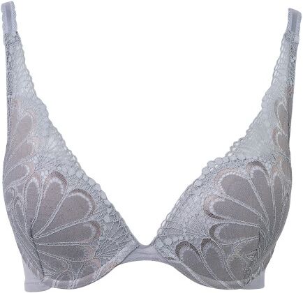 Wonderbra Refined Glamour Triangle Bra - Light grey  - Size: W02LN - Color: vaaleanharm. Wonderbra Refined Glamour Triangle Bra - Light grey  - Size: W02LN - Color: vaaleanharm.