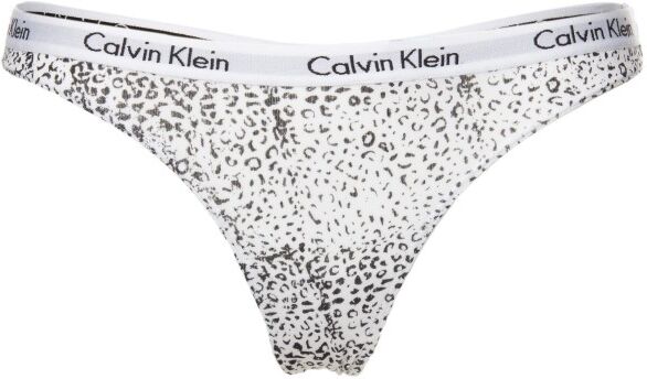 Calvin Klein Carousel Thong - White/Black  - Size: D1617E - Color: valk/musta Calvin Klein Carousel Thong - White/Black  - Size: D1617E - Color: valk/musta