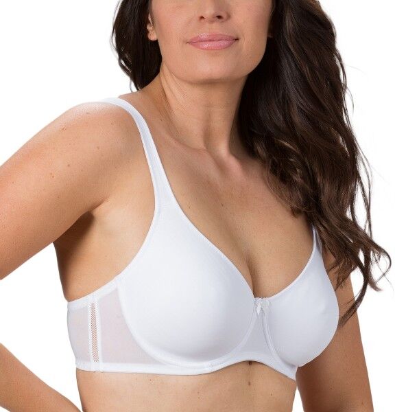 Trofé Trofe Minimizer Underwire Bra - White  - Size: 19300 - Color: valkoinen Trofé Trofe Minimizer Underwire Bra - White  - Size: 19300 - Color: valkoinen