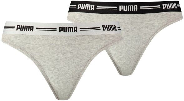 Puma 2 pakkaus Iconic Solid String - Grey  - Size: 603034001 - Color: harmaa Puma 2 pakkaus Iconic Solid String - Grey  - Size: 603034001 - Color: harmaa