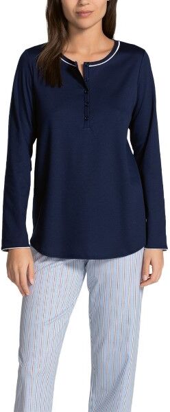 Calida Sweet Dreams Pyjama Button Tab - Navy-2  - Size: 40285 - Color: Merensininen Calida Sweet Dreams Pyjama Button Tab - Navy-2  - Size: 40285 - Color: Merensininen