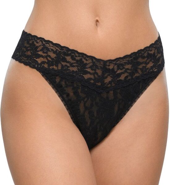 Hanky Panky Original Rise Thong - Black  - Size: 4811 - Color: musta Hanky Panky Original Rise Thong - Black  - Size: 4811 - Color: musta