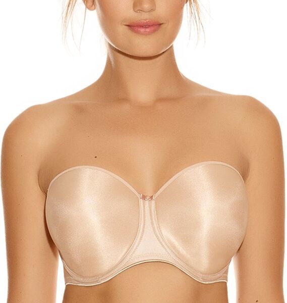 Fantasie Smoothing Moulded Strapless Bra - Beige  - Size: FL4530 - Color: Beige Fantasie Smoothing Moulded Strapless Bra - Beige  - Size: FL4530 - Color: Beige