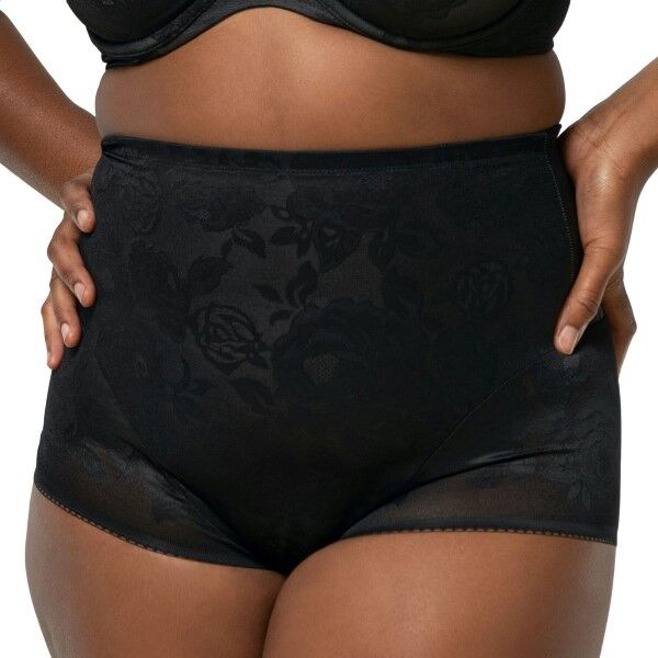 Triumph Wild Rose Sensation High Waist Panty - Black  - Size: 10206011 - Color: musta Triumph Wild Rose Sensation High Waist Panty - Black  - Size: 10206011 - Color: musta