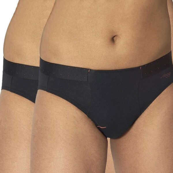 Sloggi 2 pakkaus Men Made Midi The Superhero - Black  - Size: 10205194 - Color: musta Sloggi 2 pakkaus Men Made Midi The Superhero - Black  - Size: 10205194 - Color: musta