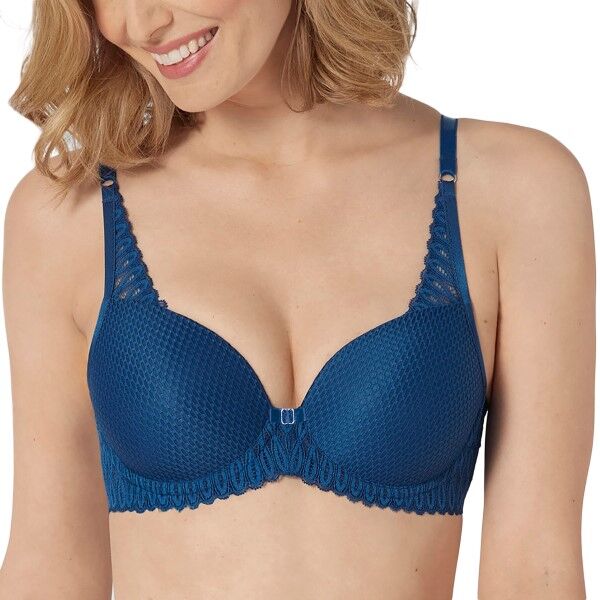 Triumph Aura Spotlight T-Shirt Bra - Blue  - Size: 10207996 - Color: sininen