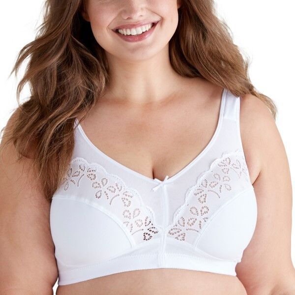 Swegmark Treasure Soft Bra - White  - Size: 17700 - Color: valkoinen Swegmark Treasure Soft Bra - White  - Size: 17700 - Color: valkoinen