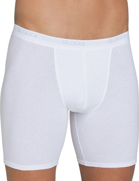 Sloggi For Men Basic Long - White  - Size: 10018381 - Color: valkoinen Sloggi For Men Basic Long - White  - Size: 10018381 - Color: valkoinen