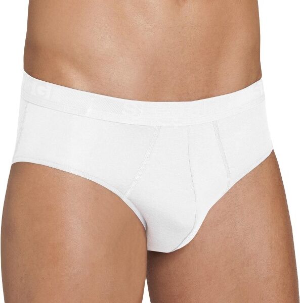 Sloggi Men EverNew Midi - White  - Size: 10154626 - Color: valkoinen Sloggi Men EverNew Midi - White  - Size: 10154626 - Color: valkoinen