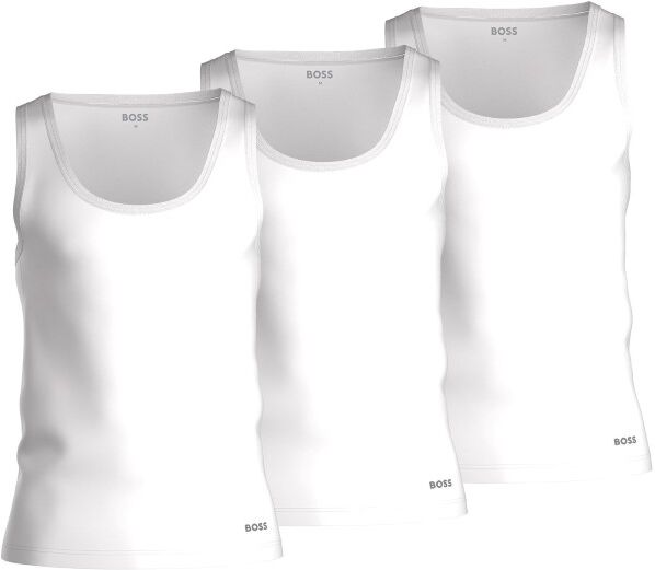 Hugo Boss 3 pakkaus Cotton Tank Top - White  - Size: 50325387 - Color: valkoinen Hugo Boss 3 pakkaus Cotton Tank Top - White  - Size: 50325387 - Color: valkoinen
