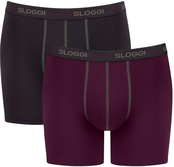Sloggi 2 pakkaus Men Start Short C2P - Wine red  - Size: 10055546 - Color: viininpun. Sloggi 2 pakkaus Men Start Short C2P - Wine red  - Size: 10055546 - Color: viininpun.