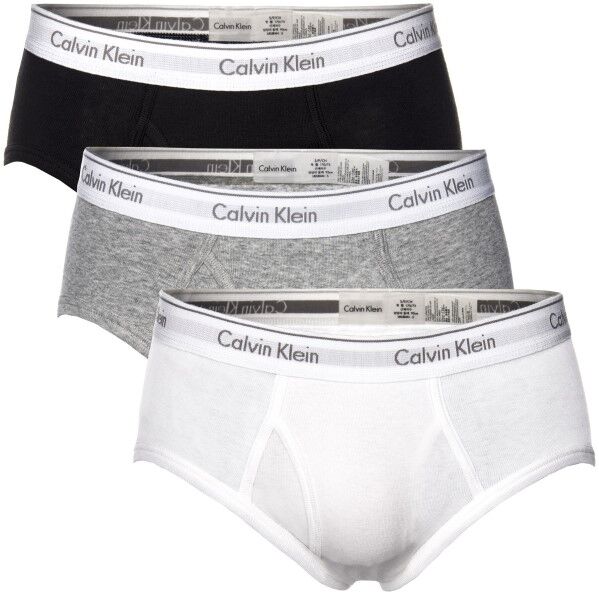 Calvin Klein 3 pakkaus Cotton Classic Brief - Mixed  - Size: NB1398A - Color: Multi-colour Calvin Klein 3 pakkaus Cotton Classic Brief - Mixed  - Size: NB1398A - Color: Multi-colour