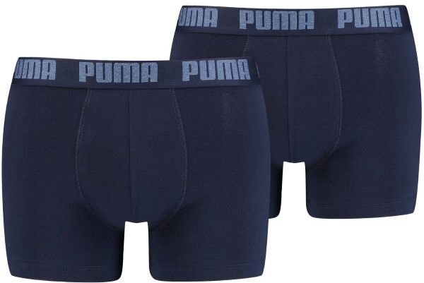Puma 2 pakkaus Basic Boxer - Navy-2  - Size: 521015001 - Color: Merensininen Puma 2 pakkaus Basic Boxer - Navy-2  - Size: 521015001 - Color: Merensininen