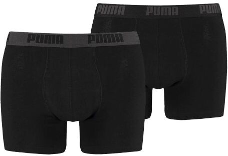 Puma 2 pakkaus Basic Boxer - Black  - Size: 521015001 - Color: musta Puma 2 pakkaus Basic Boxer - Black  - Size: 521015001 - Color: musta