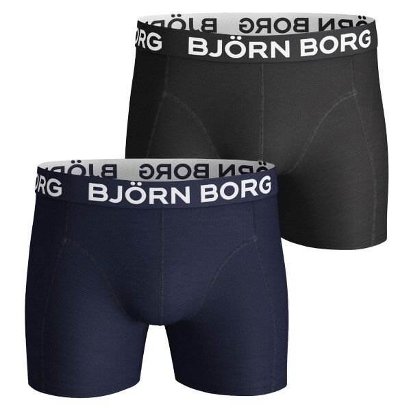 Björn Borg 2 pakkaus Core Branch Shorts 1215 - Darkblue  - Size: 9999-1005 - Color: tummansin.