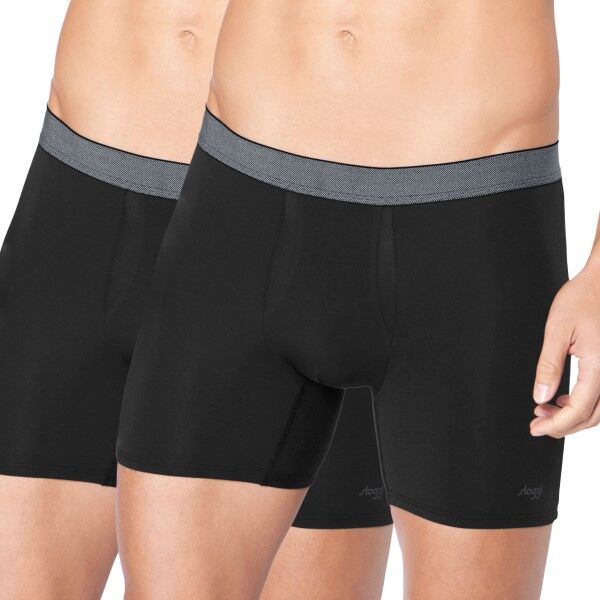 Sloggi 2 pakkaus Men Ever Fresh Short - Black  - Size: 10195277 - Color: musta Sloggi 2 pakkaus Men Ever Fresh Short - Black  - Size: 10195277 - Color: musta