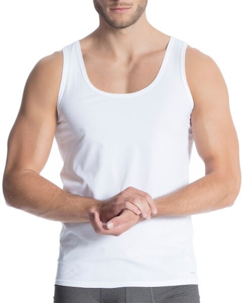 Calida Fresh Cotton Athletic Shirt - White  - Size: 12186 - Color: valkoinen Calida Fresh Cotton Athletic Shirt - White  - Size: 12186 - Color: valkoinen