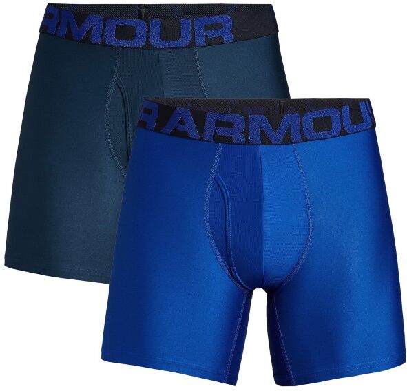 Under Armour 2 pakkaus Tech 6in Boxers - Blue  - Size: 1363619 - Color: sininen Under Armour 2 pakkaus Tech 6in Boxers - Blue  - Size: 1363619 - Color: sininen
