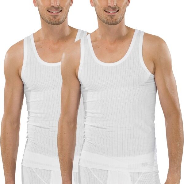 Schiesser 2 pakkaus Authentic Undershirts - White  - Size: 103401 - Color: valkoinen Schiesser 2 pakkaus Authentic Undershirts - White  - Size: 103401 - Color: valkoinen