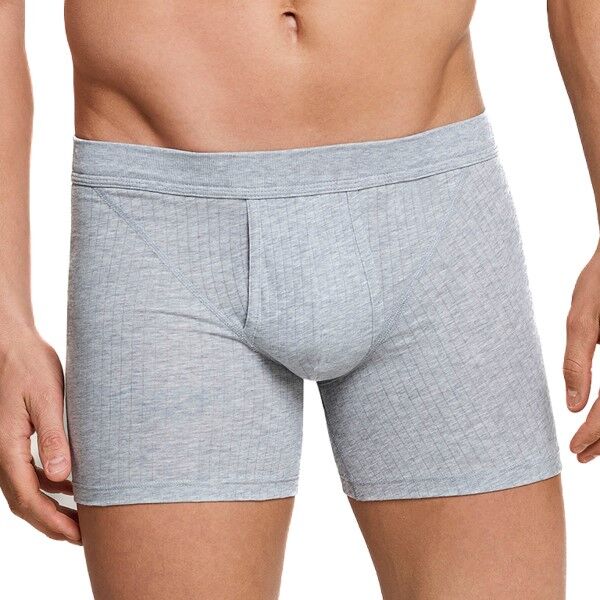 Schiesser 2 pakkaus Authentic Shorts With Fly - Grey  - Size: 103399 - Color: harmaa Schiesser 2 pakkaus Authentic Shorts With Fly - Grey  - Size: 103399 - Color: harmaa