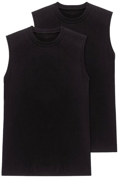 Schiesser 2 pakkaus Essentials Muscle Shirts - Black  - Size: 208010 - Color: musta Schiesser 2 pakkaus Essentials Muscle Shirts - Black  - Size: 208010 - Color: musta