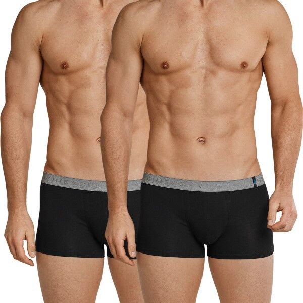 Schiesser 2 pakkaus 95-5 Boxer Briefs - Black  - Size: 155587 - Color: musta